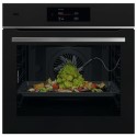 A2/TE7PB731AT Refurbished AEG 7000 Series MealAssist Electric Single Oven - Matt Black