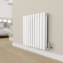 Refurbished Elego Chrome Modern TRV Corner Thermostatic Radiator Valves With Lockshield