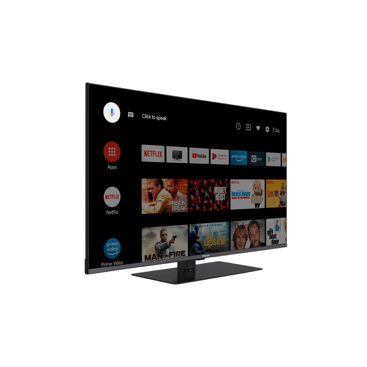 Refurbished Panasonic 55'' 4K Ultra with HDR LED Android TV without Stand