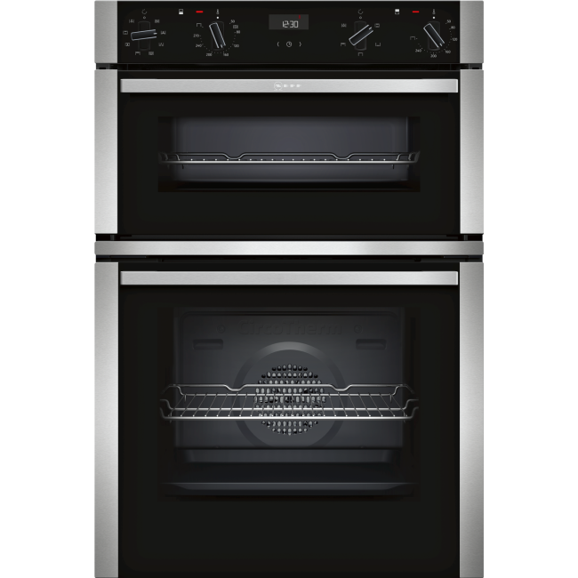 Neff N50 Built In Electric Double Oven - Stainless Steel
