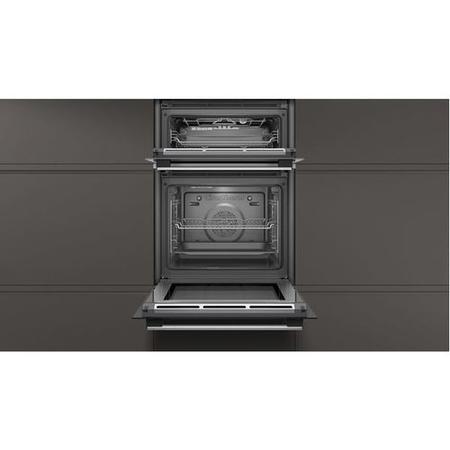 Refurbished Neff N50 U2GCH7AN0B 60cm Double Built In Electric Oven