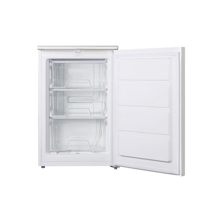 Refurbished Lec U5517W Integrated 94 Litre Under Counter Freezer White