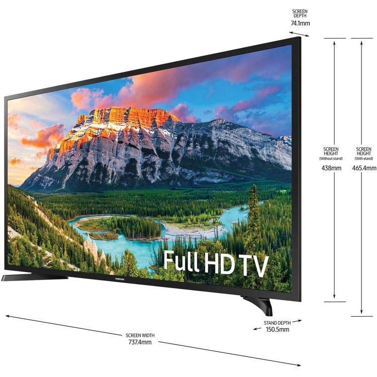 Refurbished Samsung 32" 1080p Full HD LED Freeview HD Smart TV without Stand
