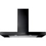 Rangemaster 100cm Slimline Chimney Hood - Black