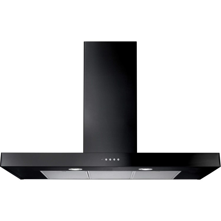 Rangemaster 100cm Slimline Chimney Hood - Black