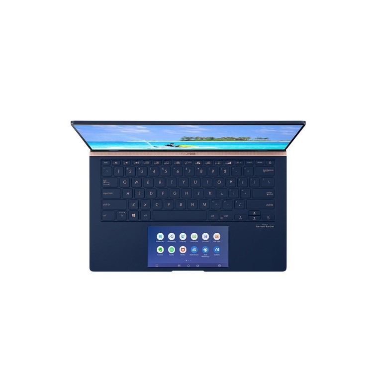 Refurbished Asus ZenBook UX434FAC Core i5-10210U 8GB 16GB Intel Optane 256GB 14 Inch Windows 10 Touchscreen Laptop