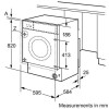 Refurbished Neff V6320X2GB Integrated 7/4KG 1400 Spin Washer Dryer White