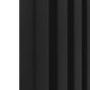 GRADE A2 - Ravello Midnight Black Vertical Square Designer Radiator 1800x450mm Single Panel 3618 BTU