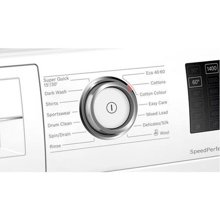 Refurbished Bosch Serie 6 WAU28R90GB Freestanding 9KG 1400 Spin Washing Machine White