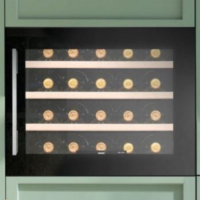 Refurbished Caple WC6411 Integrated 21 Bottle Single Zone Wine Cooler Black