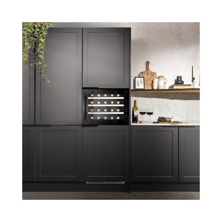Refurbished Caple WC6411 Integrated 21 Bottle Single Zone Wine Cooler Black