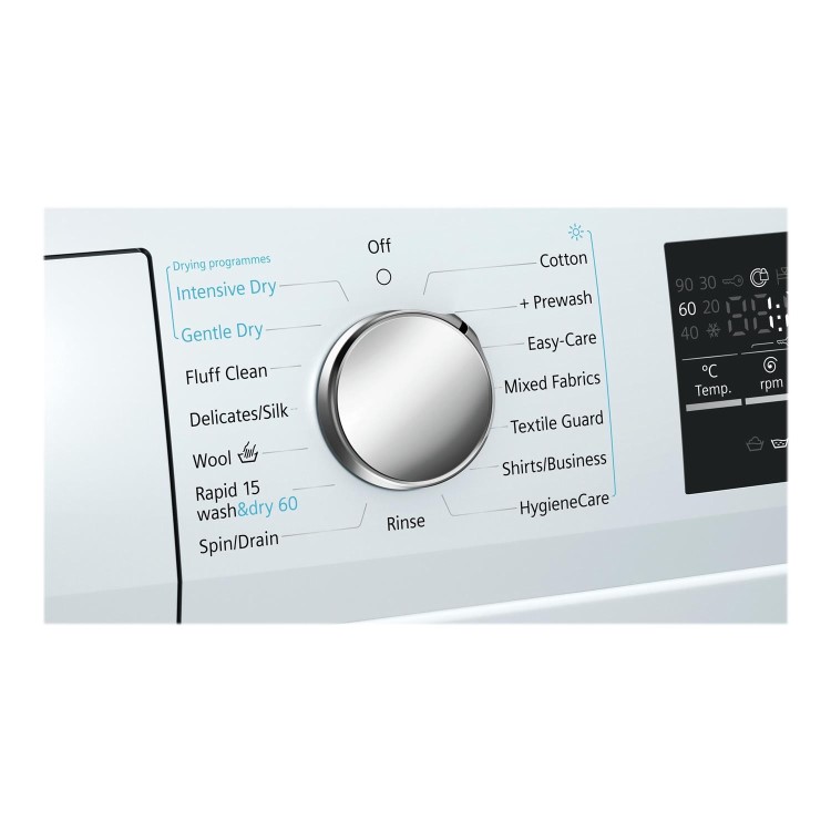 Refurbished Siemens WD15G422GB Freestanding 7/4KG 1500 Spin Washer Dryer White