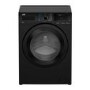 Refurbished Beko WDEX8540430B Freestanding 8/5KG 1400 Spin Washer Dryer Black