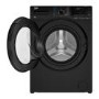 Refurbished Beko WDEX8540430B Freestanding 8/5KG 1400 Spin Washer Dryer Black