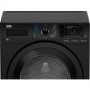Refurbished Beko WDEX8540430B Freestanding 8/5KG 1400 Spin Washer Dryer Black