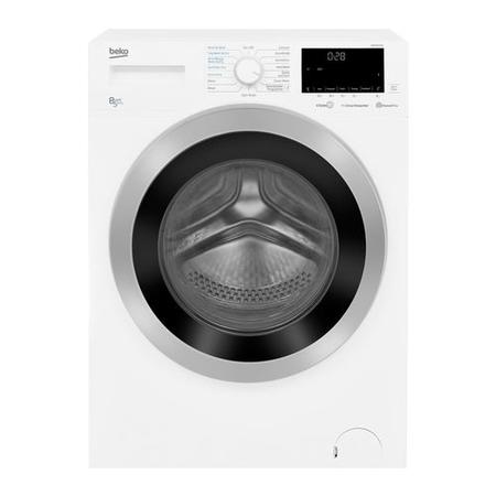 Refurbished Beko WDEX8540430W Smart Freestanding 8/5KG 1400 Spin Washer Dryer White