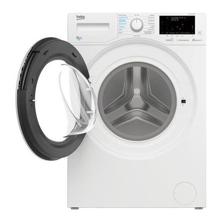 Refurbished Beko WDEX8540430W Smart Freestanding 8/5KG 1400 Spin Washer Dryer White