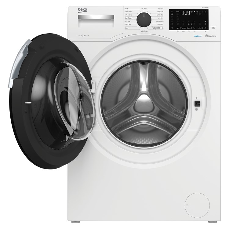 Refurbished Beko WEC84P64E2W Smart Freestanding 8KG 1400 Spin Washing Machine White