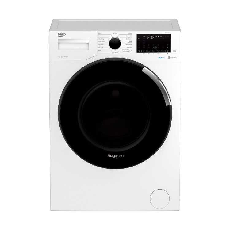Refurbished Beko WER104P64E1W Smart Freestanding 10KG 1400 Spin Washing Machine White