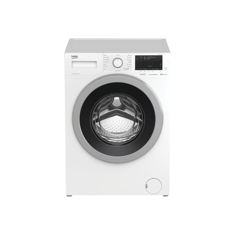 Refurbished Beko WEX840530W Smart Freestanding 8KG 1400 Spin Washing Machine White