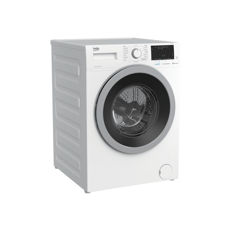 Refurbished Beko WEX840530W Smart Freestanding 8KG 1400 Spin Washing Machine White