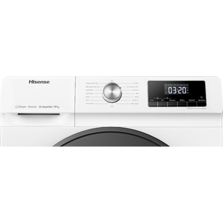 Refurbished Hisense WFQA8014EVJM Freestanding 8KG 1400 Spin Washing Machine White