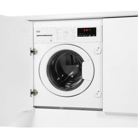 Refurbished Beko WIX845400 Integrated 8KG 1400 Spin Washing Machine