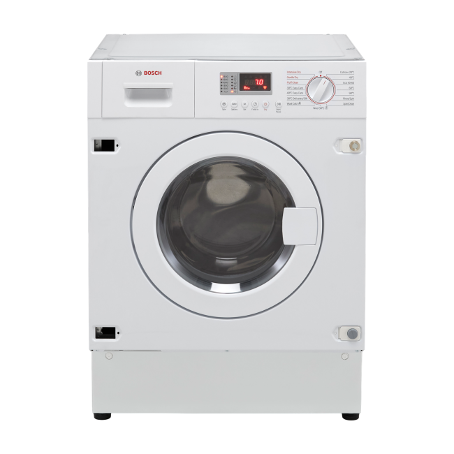 Refurbished Bosch Serie 4 WKD28352GB Integrated 7/4KG 1355 Spin Washer Dryer White