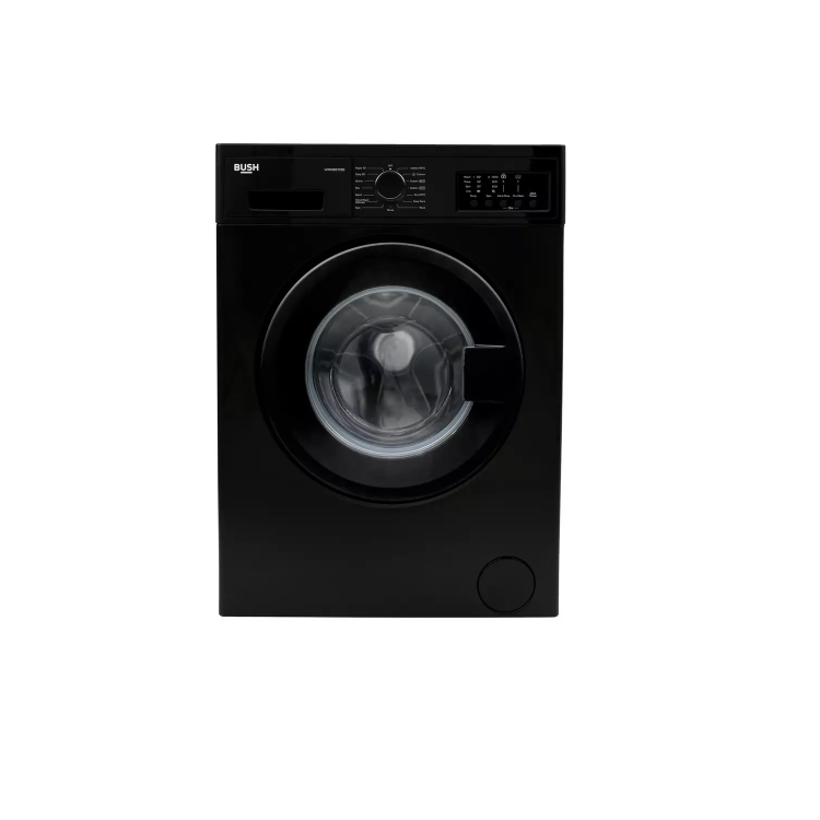 Refurbished Bush WMNB812EB Freestanding 8KG 1200 Spin Washing Machine - Black