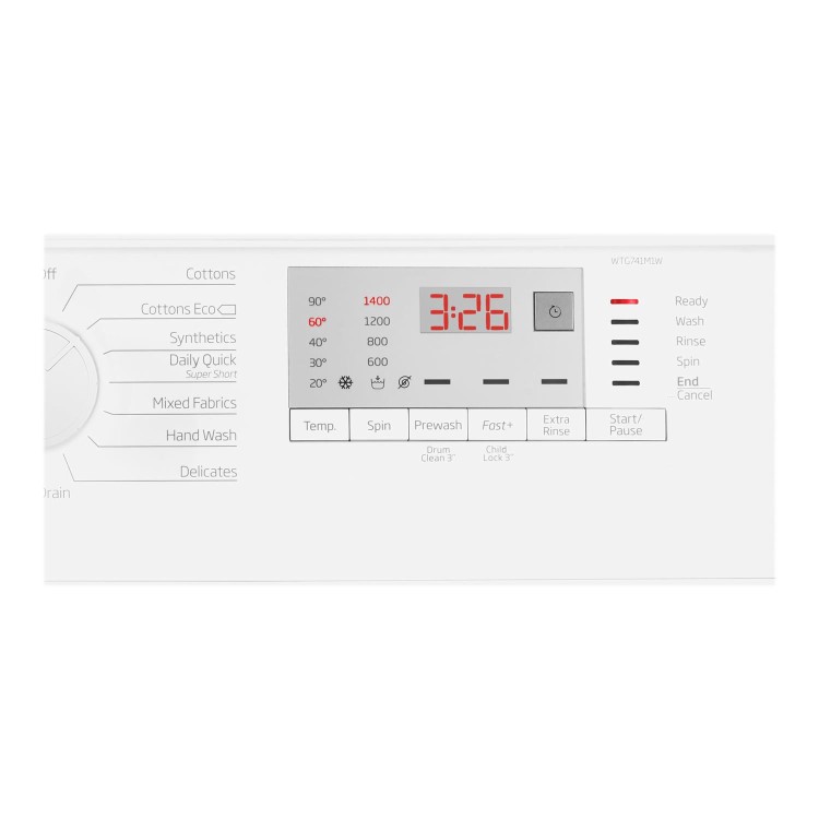 Refurbished Beko WTG741M1W Freestanding 7KG 1400 Spin Washing Machine White