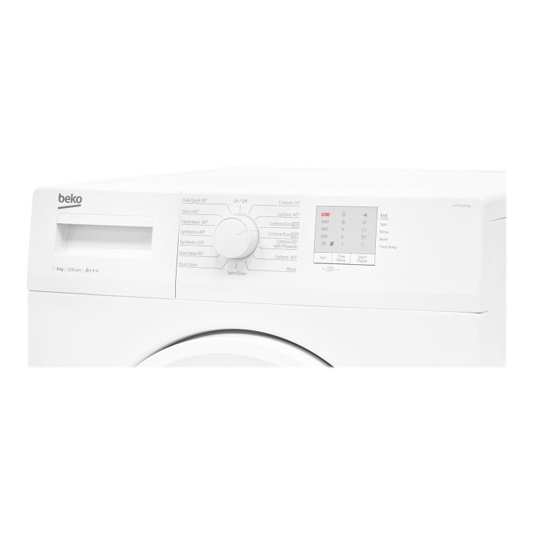Refurbished Beko WTG820M1W Freestanding 8KG 1200 Spin Washing Machine White