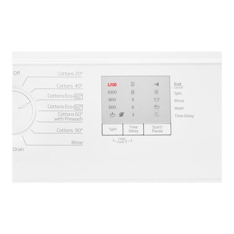 Refurbished Beko WTG820M1W Freestanding 8KG 1200 Spin Washing Machine White