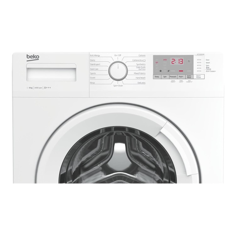 Refurbished Beko WTG941B4W Smart Freestanding 9KG 1400 Spin Washing Machine White
