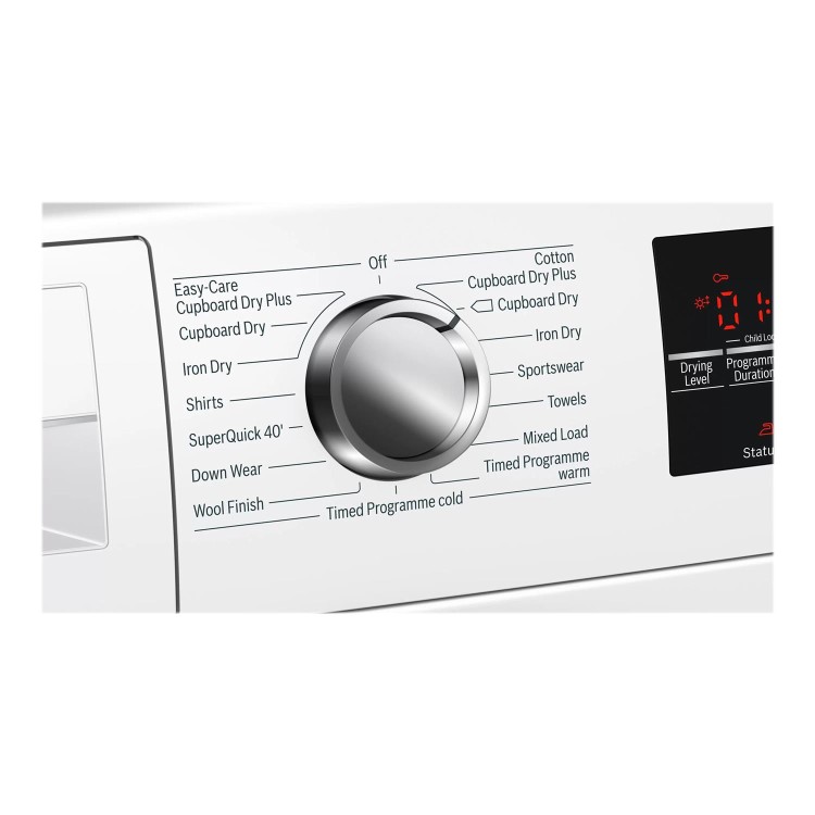 Refurbished Bosch WTW85493GB Serie 6 Freestanding 8KG Heat Pump Tumble Dryer