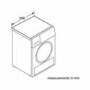 Refurbished Bosch Serie 8 WTW87560GB Freestanding Heat Pump 9KG Tumble Dryer