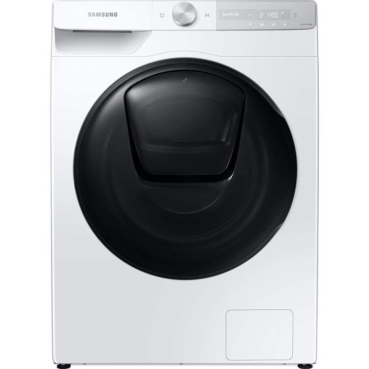 Refurbished Samsung Series 8 QuickDrive WW80T854DBH/S1 Smart Freestanding 8KG 1400 Spin Washing Machine