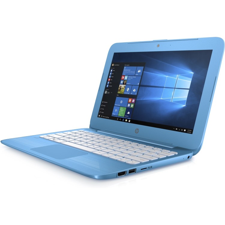 Refurbished HP Stream 14-ax000na Intel Celeron N3060 4GB 32GB 14 Inch Windows 10 Laptop in Blue