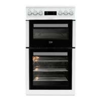 Refurbished Beko Pro XDVC5XNTW 50cm 4 Zone Electric Cooker