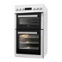 Refurbished Beko Pro XDVC5XNTW 50cm 4 Zone Electric Cooker