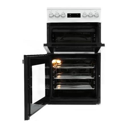 Refurbished Beko Pro XDVC5XNTW 50cm 4 Zone Electric Cooker