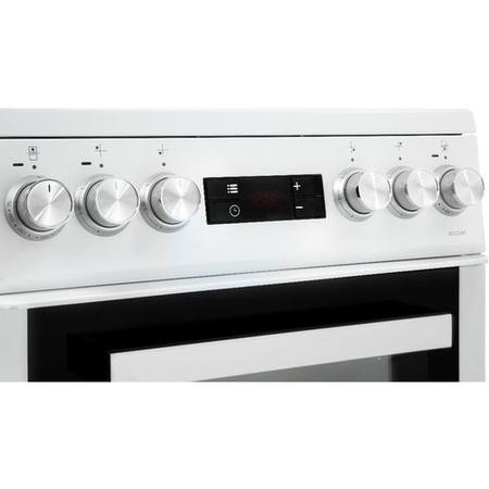 Refurbished Beko Pro XDVC5XNTW 50cm 4 Zone Electric Cooker