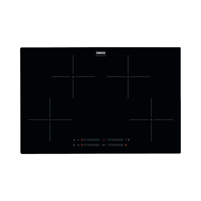 Zanussi ZIAN844K Series 60 78cm 4 Zone Induction Hob with BoilAssist
