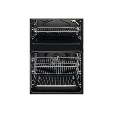 Refurbished Zanussi ZOD35661XK 60cm Double Built In Electric Oven Stainless Steel