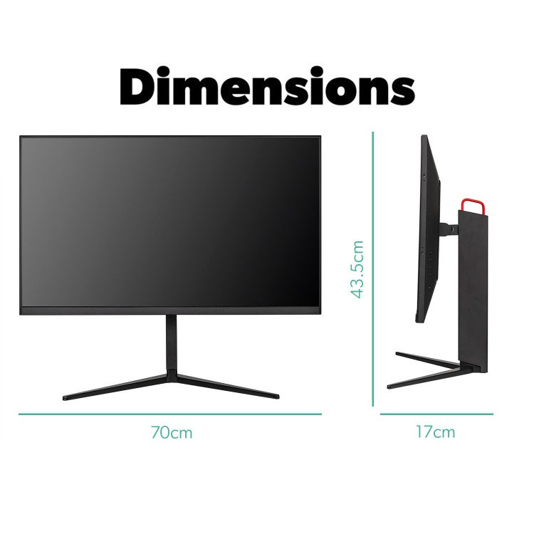 electriQ 27" 4K UHD 144Hz USB-C Gaming Monitor