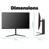 electriQ 27&quot; 4K UHD 144Hz USB-C Gaming Monitor