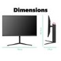 electriQ 27" 4K UHD 144Hz USB-C Gaming Monitor