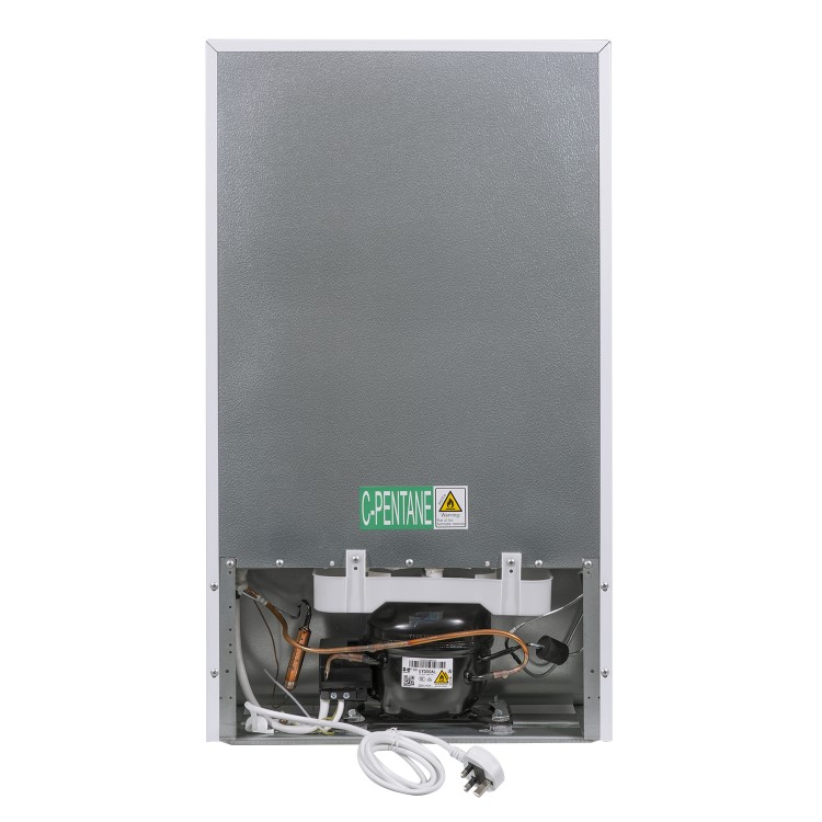 Refurbished electriQ eiQUCFFWHve Freestanding 86 Litre 70/30 Fridge Freezer White 