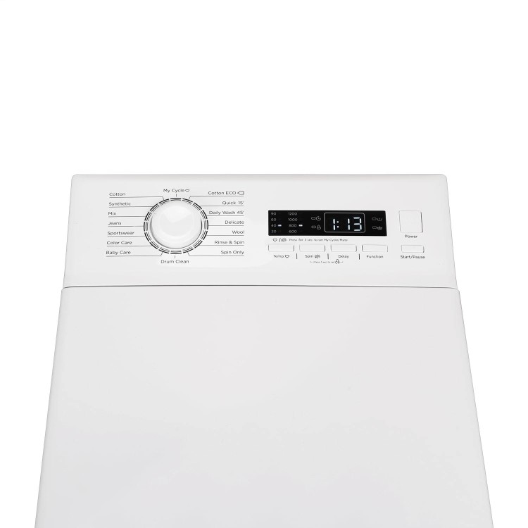 electriQ 7kg 1200rpm Top Loading Washing Machine - White