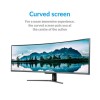 electriQ 49&quot; QLED 144Hz Full HD Super UltraWide Curved Monitor 