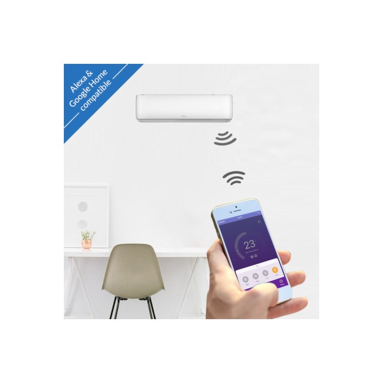 electriQ IQool 18000 BTU Smart A+++ Wall Split Air Conditioner with Wall Bracket and Full Installation Included